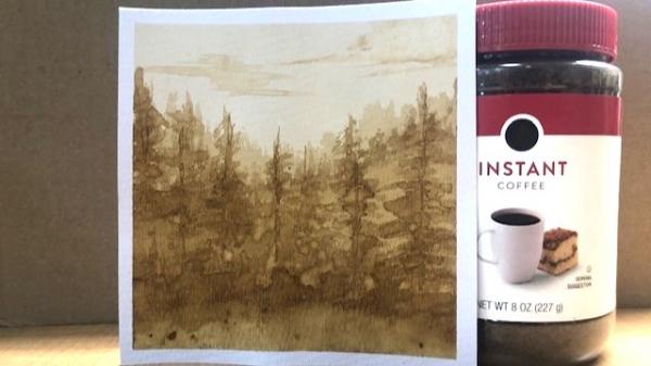 Image for event: Adult MakerDay: Coffee Painting